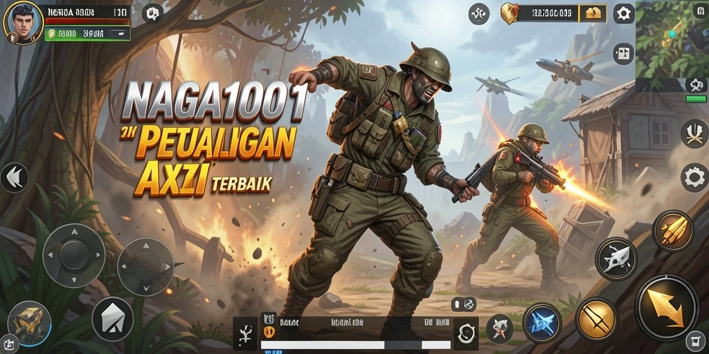 Screenshot gameplay aksi mendebarkan NAGA1001.